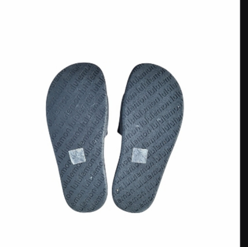 Lululemon Athletic Black Slip On Slide Sandal Shoe Restfeel Athletica Women 6 - Picture 2 of 8